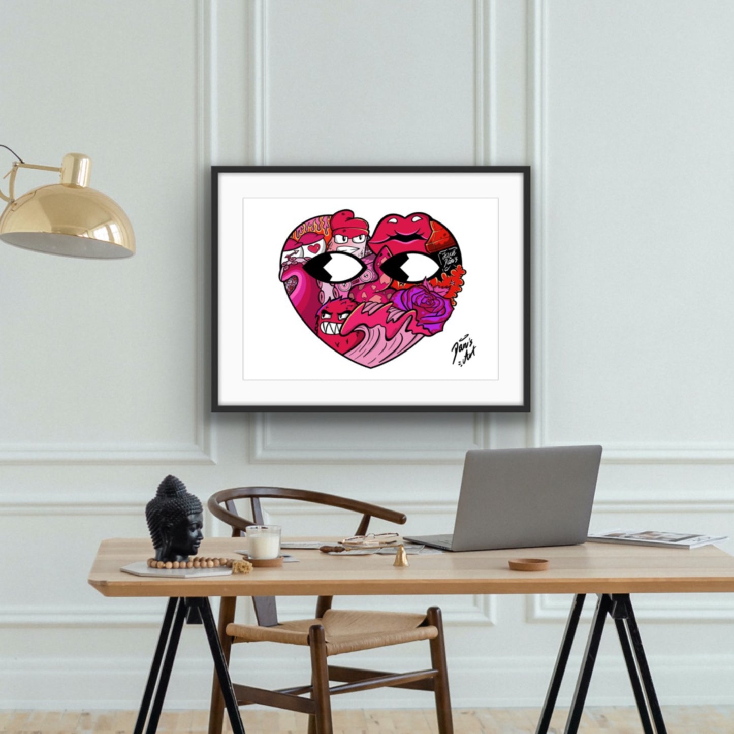 Comme des Doodle – Heart Poster