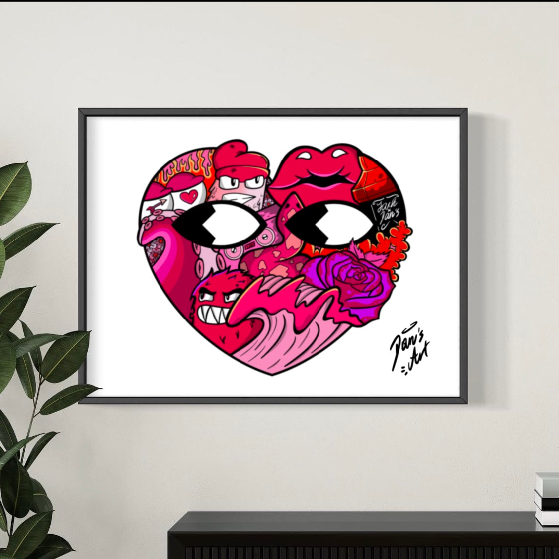 Comme des Doodle – Heart Poster